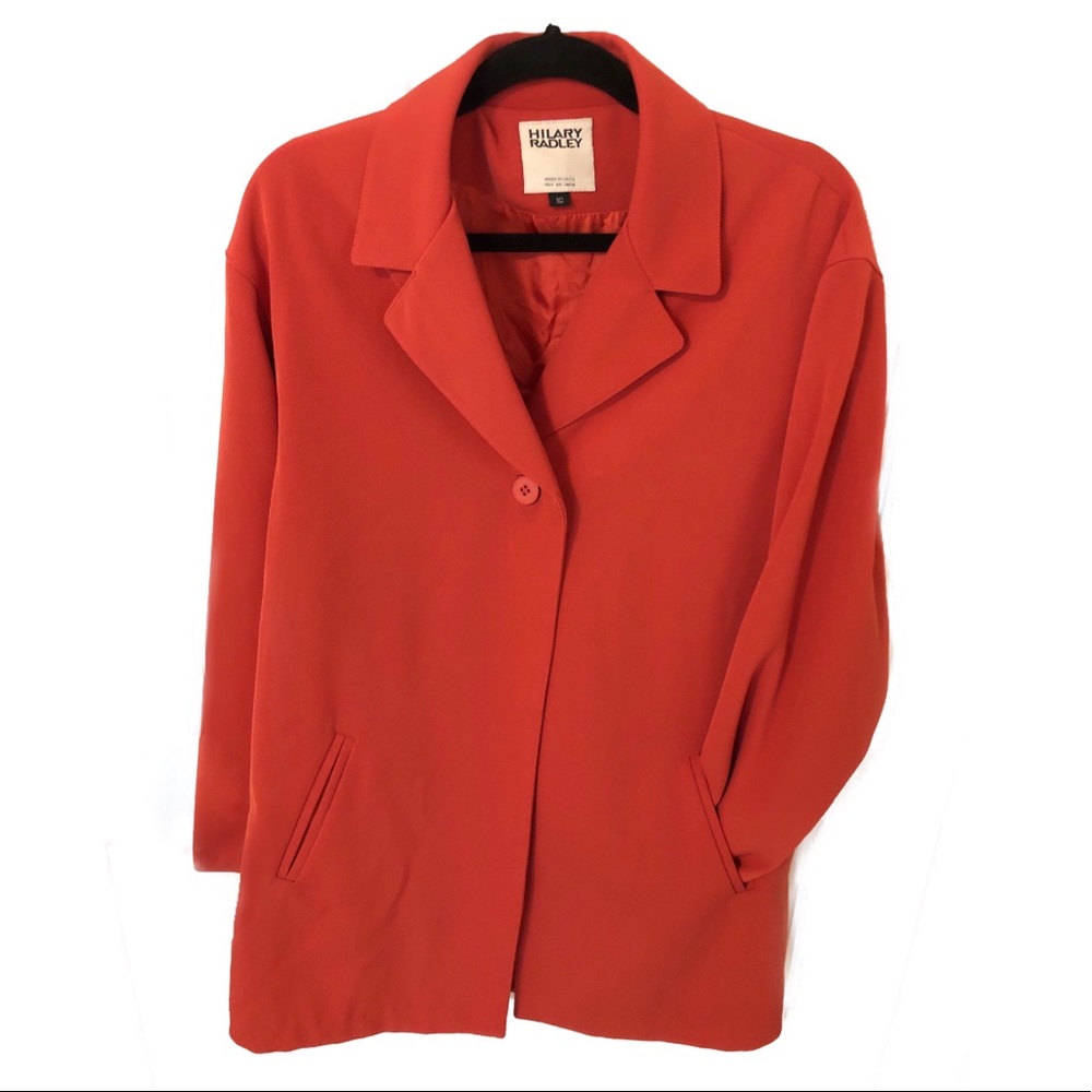 Vintage Oversized Coral Blazer